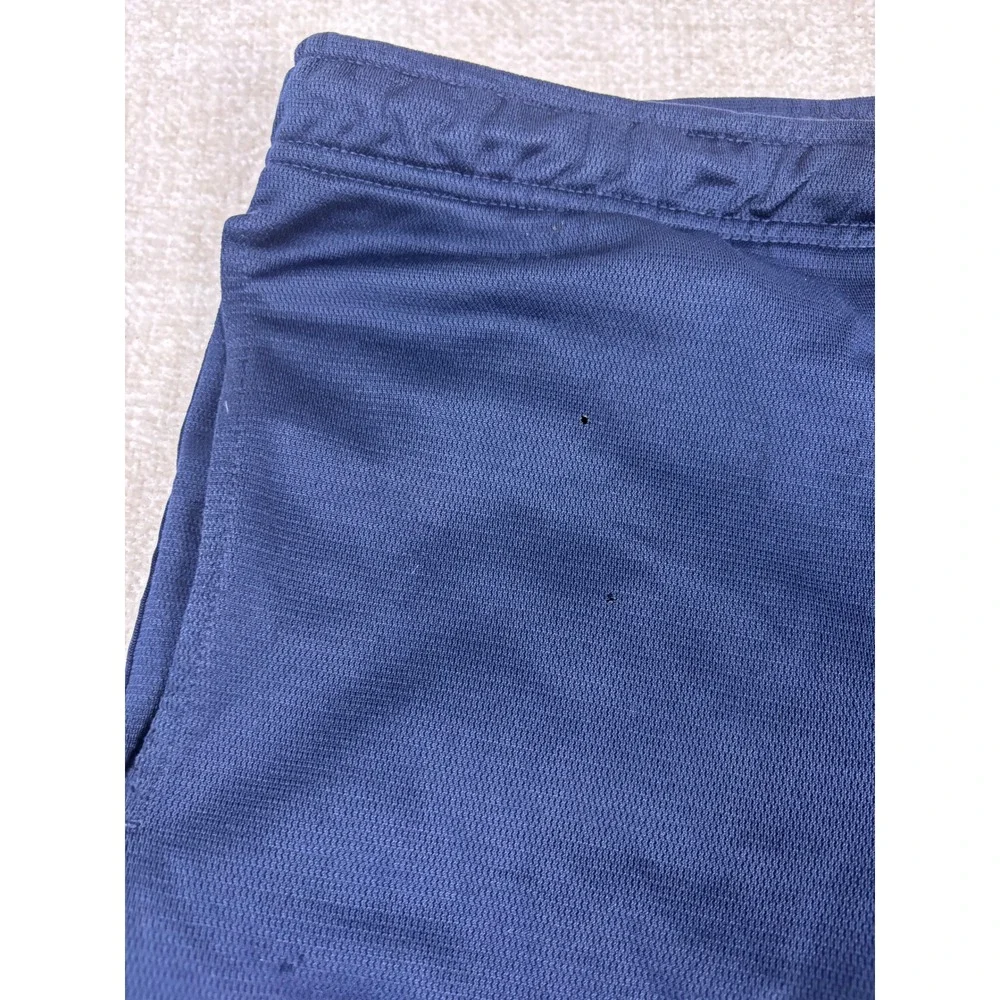 Nike Mens Y2K Navy Blue Track Pants Mesh Embroidered Swoosh Size M
